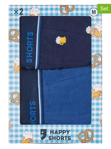 Happy Shorts Комплект из 2 штук: боксерские трусы "Октоберфест" синего цвета