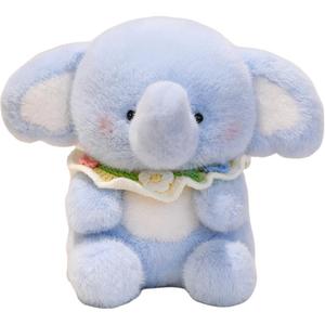 Плюшевая кукла слон в слюнявчике высота 28см/40см MERCONSER