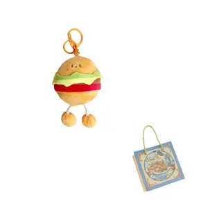 Мягкая и милая мини-кукла Snacks плюшевый брелок высотой 8см Jinnew