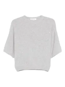 Топ Lucilla с пайетками Antonelli, серый