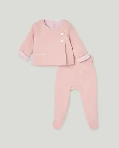 Комплект для малыша с карманом и длинным рукавом Coconut El Corte Inglés, розовый