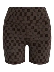 Облегающие шорты Siola с монограммой BY MALENE BIRGER, коричневый