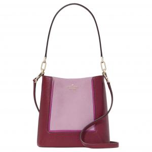 Kate Spade Сумка-ведро из замши, портативная сумка через плечо, женская сумка через плечо Blackberry