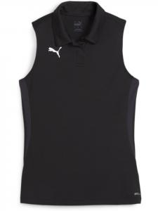 Puma Женская футболка-поло "TeamGoal" черного цвета