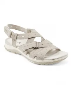 Женские плоские сандалии Samsin с ремешками Earth, слоновая кость/кремовый