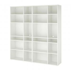 Комбинация полок VIHALS IKEA, 190x37x200 см, белый