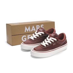 Скользоустойчивые, износостойкие, легкие низкие кеды на текстильной подошве для женщин MARS*GEOME, красный