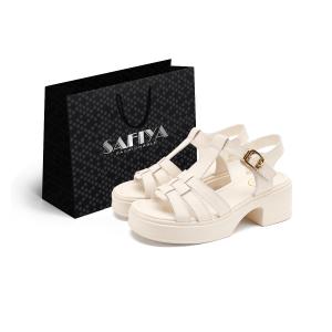 Сандалии с одной лямкой, женские Safiya, бежевый