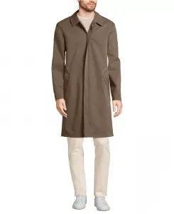 Мужской дождевик Squall Mac Lands' End, коричневый/бежевый