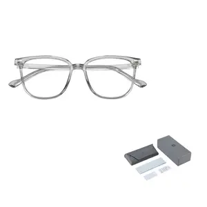 Пластиковые квадратные функциональные очки TR/Memory унисекс Wood Premium