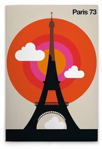 Картина на холсте A.S. Création Paris73 цвет cremeschwarzorangepinkweiss