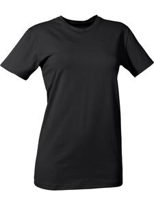 Женская футболка из одинарного джерси черного цвета Erwin Müller