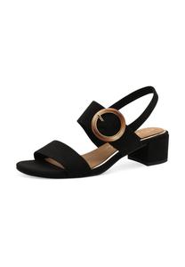 Босоножки на блочном каблуке Marco Tozzi, черный