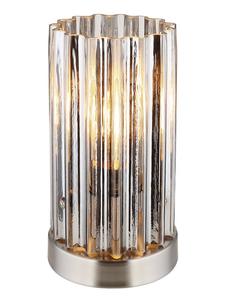 Настольная лампа "Кейден" серебристого цвета - (В)21,5 x Ø 12 см