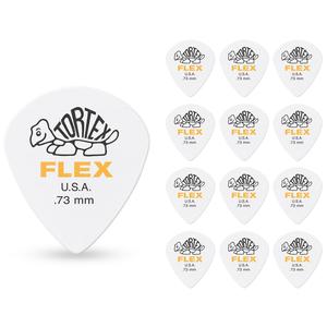 Dunlop 468 Tortex Flex Jazz III 0,73 мм, 12 шт. в упаковке