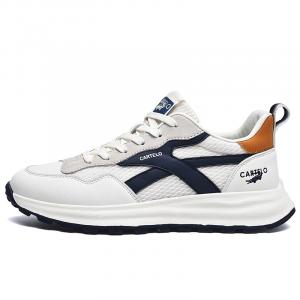 Кроссовки CARTELO/Catilla crocodile Lifestyle Shoes Men Low-top, белый/синий