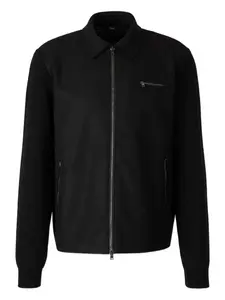 Кашемировый кардиган на молнии Herno, черный