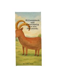 Mr. & Mrs. Panda Полотенце с изображением знака зодиака Козерог и надписью белого цвета