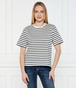 Футболка многоцветная Relaxed fit Weekend Max Mara, белый