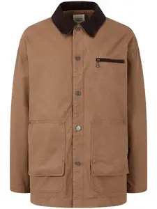 Куртка с вельветовым воротником STUDIO TOMBOY, коричневый