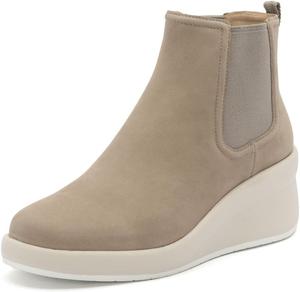 Женские Ботинки ABEO Passage Chelsea | Осенние Женские Ботинки | Водоотталкивающая Кожа | Встроенная Ортопедическая Стелька, Tan