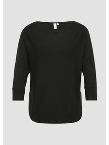 Вязаный свитер в цвете 9999_черный QS