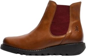 Сапоги FLY London Salv для женщин, Mittelbraun, Rot, Elastisch