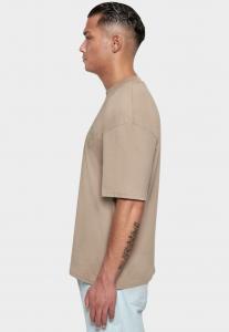 Футболка с принтом Heavy Logo Puffer Dropsize, состаренный тик