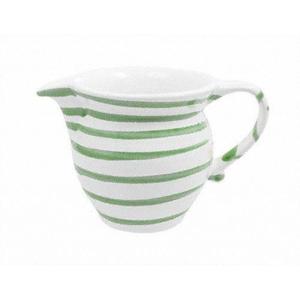 Молочник Green Flaming гладкий 0,3 л/высота: 9,5 см Gmundner Keramik, зеленый