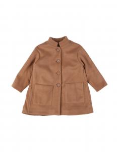 Пальто для девочек Nanán, коричневый