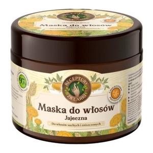 Яичная маска для волос 300 мл Рецепты травников Receptury Zielarki