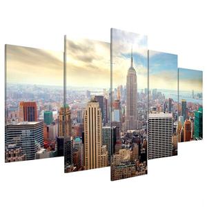 Картина Artgeist Morning in New York City, 50 см, разноцветный