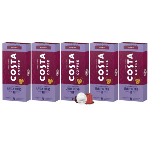 Кофейные капсулы Costa Coffee Lively Blend, совместимые с Nespresso RISTRETTO, 50 капсул sarcia.eu