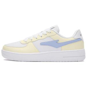 Erke Нескользящие износостойкие низкие кроссовки для скейтбординга женские белые желтые