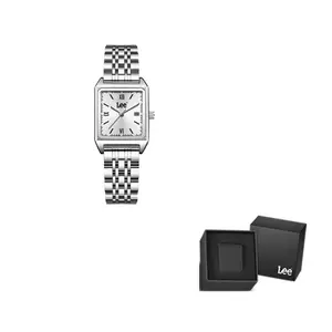 Lee Часы Wrist Watch Quartz Movement Steel Strap White Dial Women's Watch Classic Holiday Valentine's Day Gift Items, White Dial-M485ASAS-1SSY