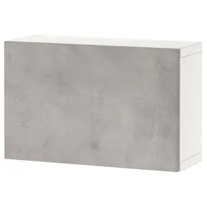 Стеллаж, белый/светло-серый, 60x22x38 см, KALLVIKEN BESTÅ IKEA