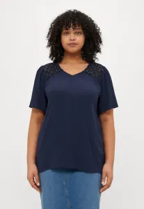 Блузка carselasi с v-образным вырезом Only Carmakoma, Night Sky