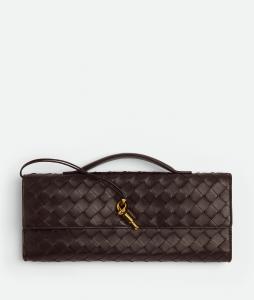 Клатч Andiamo Bottega Veneta, карамельный