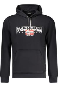 Толстовка мужская Napapijri с объемным логотипом, черный