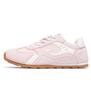 WARRIOR Влагоотводящие износостойкие низкие повседневные туфли женские розово-бежевого цвета