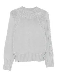 Свитер в рубчик Intrecci, серый