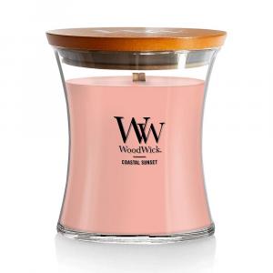 Песочные часы WoodWick Coastal Sunset, 9,7 унции. Свеча Баночка, цвет Medium Pink