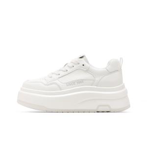 Низкие женские скейтерские туфли ST&SAT, экрю