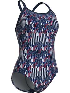 Arena Купальник темно-синего/красного/белого цвета