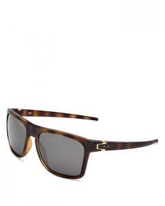 Солнцезащитные очки Oakley Leffingwell Square, 57 мм, коричневый