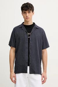 Рубашка с добавлением льна Lindbergh, темно-синий