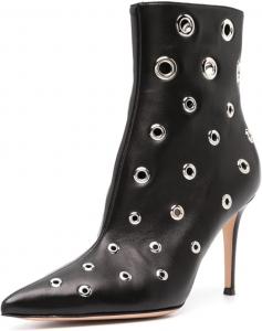 Женские сексуальные ботильоны YDN с заостренным носком, вырезами, шпильками и боковой молнией, для вечеринок, шопинга и повседневной носки, размеры US 4-16, Black