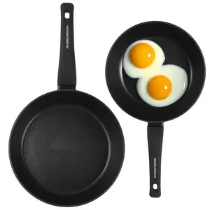 Набор из 2 сковородок, антипригарное покрытие, подходит для индукционных плит, алюминий Silesia Emalia