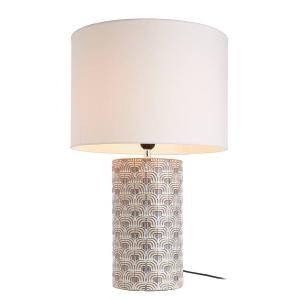 Настольная лампа BUTLERS YUKI, керамика/текстиль - 1 пламя