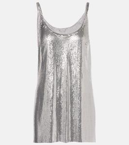 Кольчужный топ Rabanne, серебряный